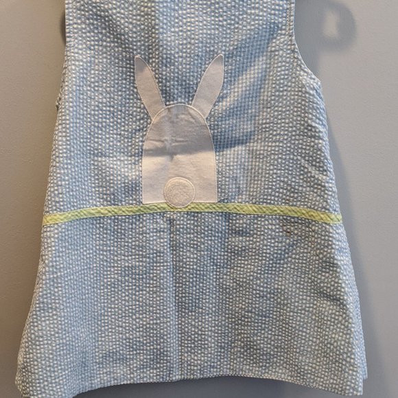 Reversible seersucker tunic sundress 2t - Picture 2 of 3